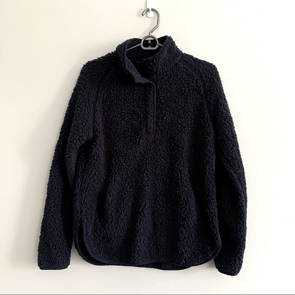 32 Degrees Heat Navy Snap Arctic Fleece Pullover - Picture 1 of 2